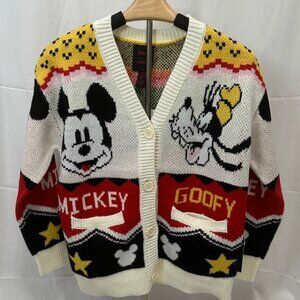 Girls Mickey & Goofy Cardigan Sweater (Kids)